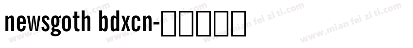newsgoth bdxcn字体转换